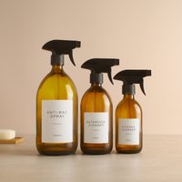 Braunglas Zerstäuber | Nachfüllbare Etikettierte Flasche Mit Sprühdeckel Küchen Und Badezimmer Zubehör Zum Reinigen Umweltfreundlich Braunglas Zerstäuber | Nachfüllbare Etikettierte Flasche Mit Sprühdeckel Küchen Und Badezimmer Zubehör Zum Reinigen Umweltfreundlich von NamieHome