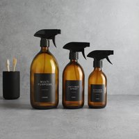 Braunglas Zerstäuber | Nachfüllbare Etikettierte Flasche Mit Sprühdeckel Küchen Und Badezimmer Zubehör Zum Reinigen Umweltfreundlich Braunglas Zerstäuber | Nachfüllbare Etikettierte Flasche Mit Sprühdeckel Küchen Und Badezimmer Zubehör Zum Reinigen Umweltfreundlich von NamieHome