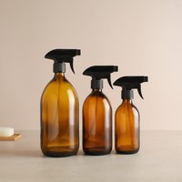 Braunglas-Sprühflasche - Nachfüllbare Flasche Mit Sprühdeckel | Küche Badezimmer Zubehör Reinigung Umweltfreundliche Wiederverwendung Braunglas-Sprühflasche - Nachfüllbare Flasche Mit Sprühdeckel | Küche Badezimmer Zubehör Reinigung Umweltfreundliche Wiederverwendung von NamieHome