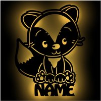 Baby Fuchs Lampe Nachtlicht Personalisiert Mit Namen I Holz Schlummerlicht Geschenk Für Kinder Zum Geburtstag Geburt Batteriebetrieben Baby Fuchs Lampe Nachtlicht Personalisiert Mit Namen I Holz Schlummerlicht Geschenk Für Kinder Zum Geburtstag Geburt Batteriebetrieben von Namofactur