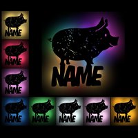 Bauernhof Schwein Holz Schweinchen Wand Lampe Nachtlicht Personalisiert Mit Namen Als Geschenk Für Jungen Jungs Bauer Mädchen Kinder Usb Bauernhof Schwein Holz Schweinchen Wand Lampe Nachtlicht Personalisiert Mit Namen Als Geschenk Für Jungen Jungs Bauer Mädchen Kinder Usb von Namofactur