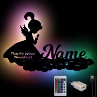 Engel Schutzengel Auf Wolken Holz Lampe Nachtlicht Personalisiert Mit Namen Als Geschenk Zur Geburt & Taufe Mädchen Jungen I Usb Engel Schutzengel Auf Wolken Holz Lampe Nachtlicht Personalisiert Mit Namen Als Geschenk Zur Geburt & Taufe Mädchen Jungen I Usb von Namofactur