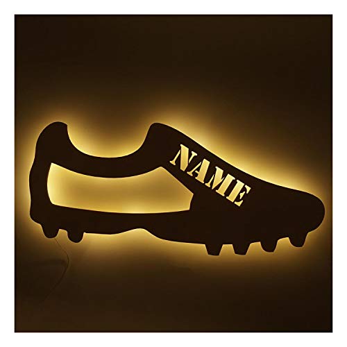 Led Fußball Geschenke Trainer Jungs mit Namen personalisiert I Optional mit Farbe von Namofactur