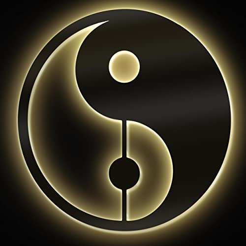Namofactur Led Ying Yang Deko Geschenke Wand Dekoration Geschenke Mdf Holz Lampe Wandlampe I DIY Set I Batteriebetrieb Namofactur Led Ying Yang Deko Geschenke Wand Dekoration Geschenke Mdf Holz Lampe Wandlampe I DIY Set I Batteriebetrieb von Namofactur