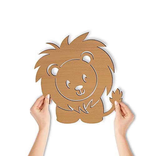 Nachtlicht Löwe I Wandlampe Schlummerlicht Kinderzimmer Schild Kinder Mädchen Junge I MDF Holz Batteriebetrieb Nachtlicht Löwe I Wandlampe Schlummerlicht Kinderzimmer Schild Kinder Mädchen Junge I MDF Holz Batteriebetrieb von Namofactur