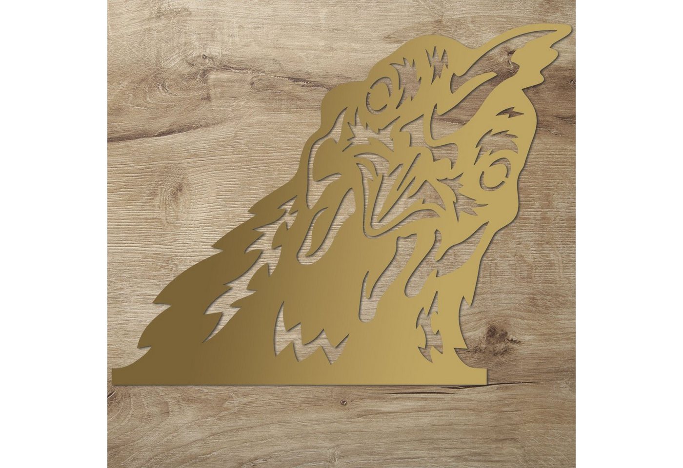 Namofactur 3D-Wandtattoo Hühner Huhn Hahn Dekoration Wand Deko, Wandbild aus Holz witziges Geschenk Wand Tattoo von Namofactur