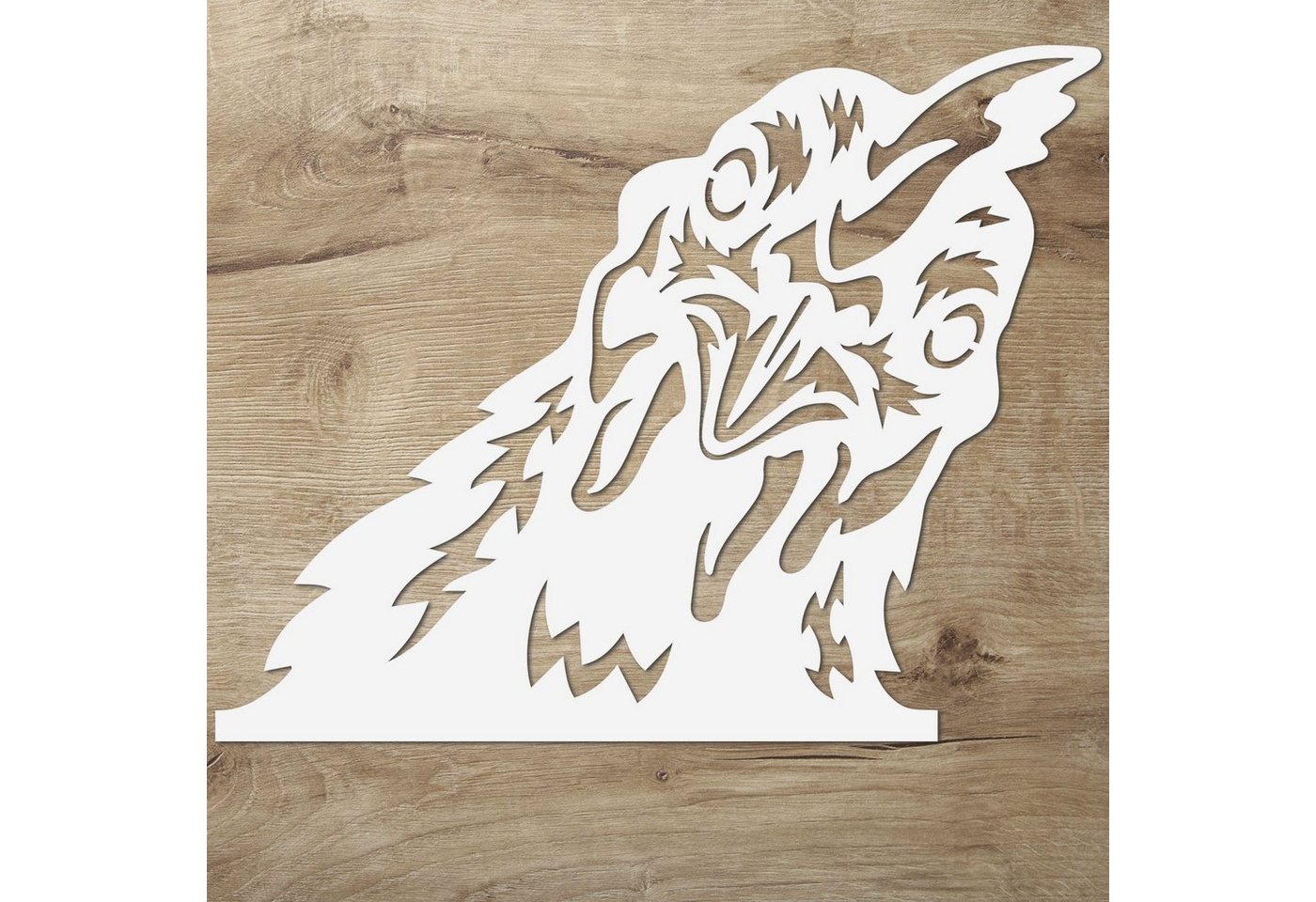 Namofactur 3D-Wandtattoo Hühner Huhn Hahn Dekoration Wand Deko, Wandbild aus Holz witziges Geschenk Wand Tattoo von Namofactur