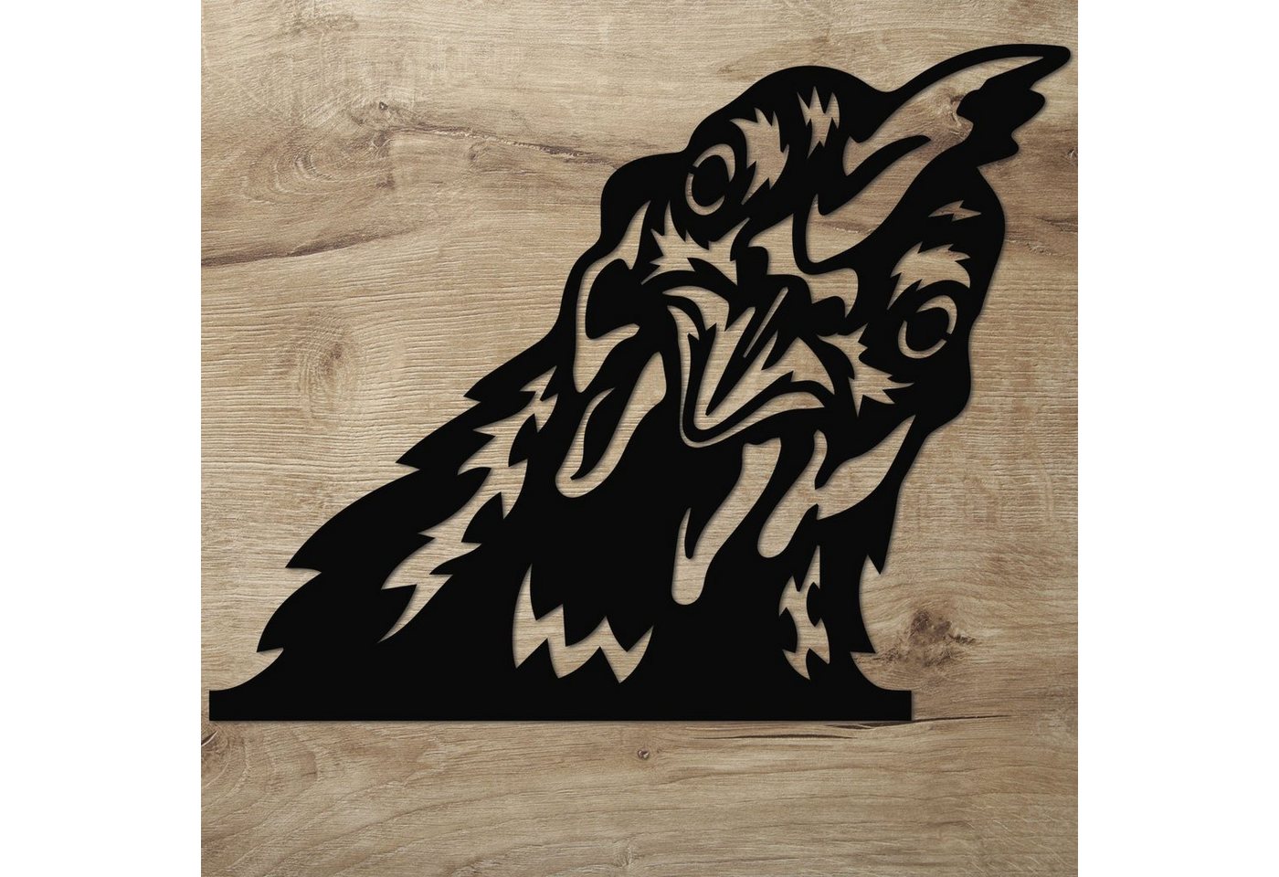 Namofactur 3D-Wandtattoo Hühner Huhn Hahn Dekoration Wand Deko, Wandbild aus Holz witziges Geschenk Wand Tattoo von Namofactur