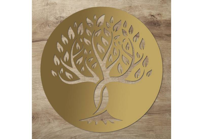 Namofactur 3D-Wandtattoo Wandtattoo Schild 'Baum des Lebens', Wanddeko aus Holz von Namofactur