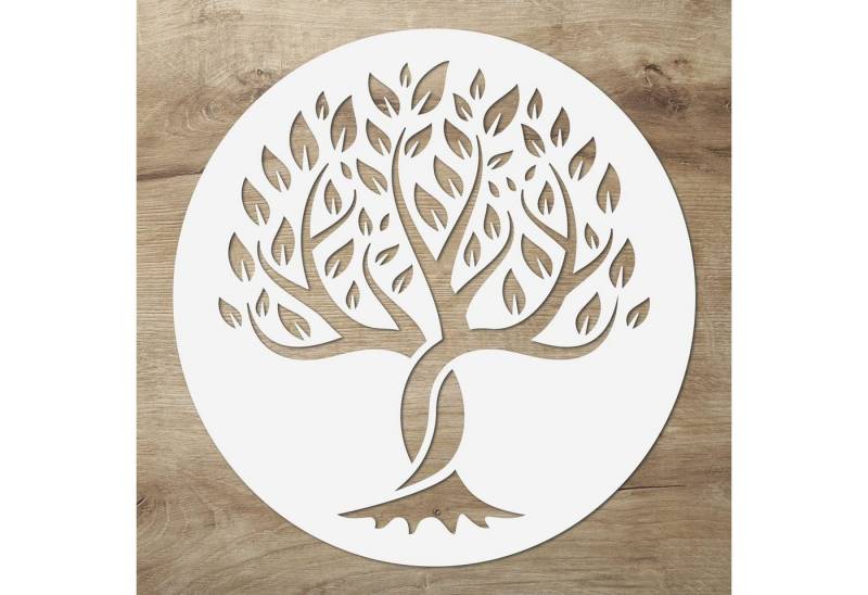 Namofactur 3D-Wandtattoo Wandtattoo Schild 'Baum des Lebens', Wanddeko aus Holz von Namofactur