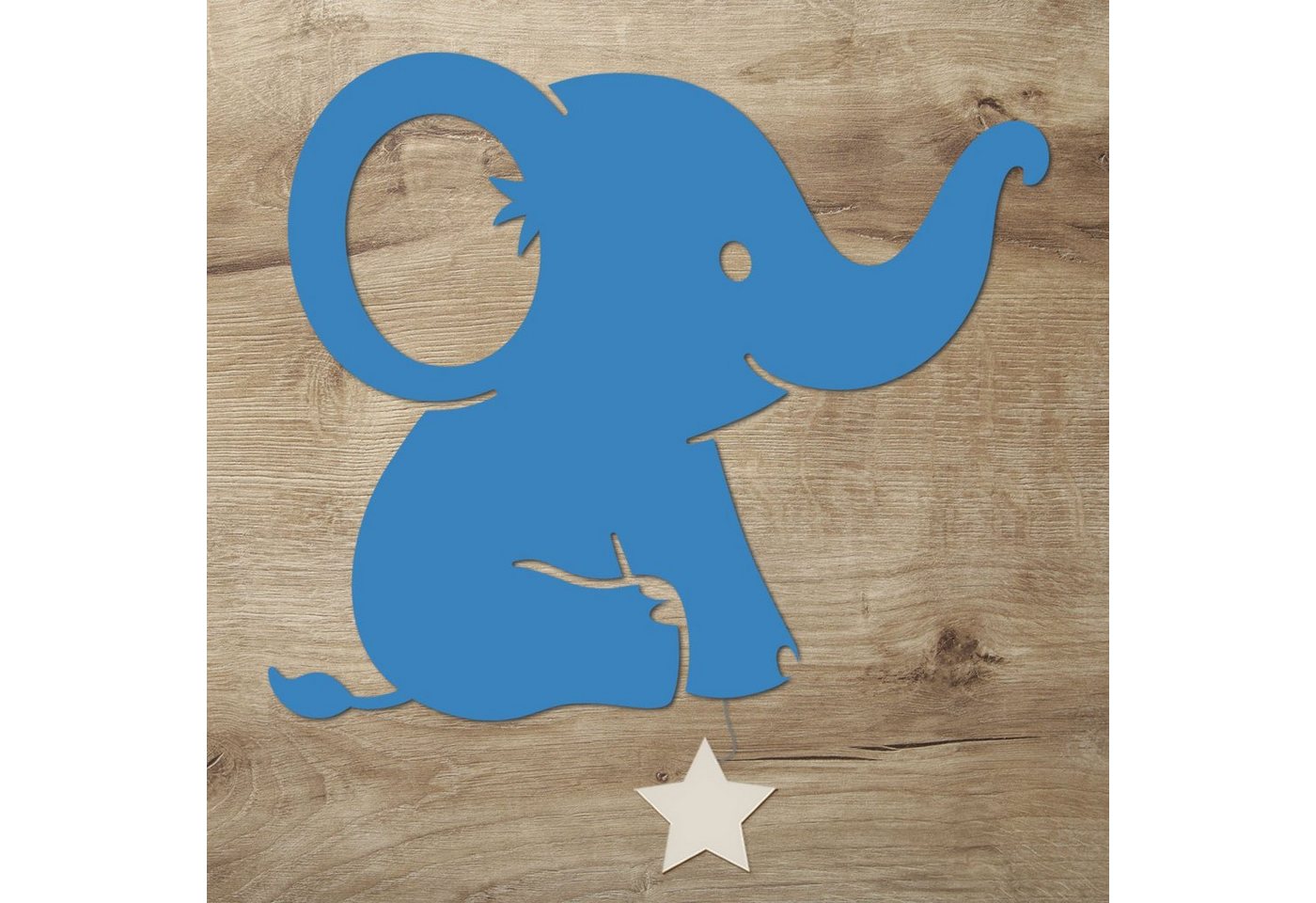 Namofactur LED Dekolicht Baby Elefant - Schlaflicht mit Elefanten Motiv für Kleinkinder, Mit Sternabdeckung, LED fest integriert, Warmweiß, Wanddekoobjekt Kinderzimmer Leuchte batteriebetrieben Namofactur LED Dekolicht Baby Elefant - Schlaflicht mit Elefanten Motiv für Kleinkinder, Mit Sternabdeckung, LED fest integriert, Warmweiß, Wanddekoobjekt Kinderzimmer Leuchte batteriebetrieben von Namofactur