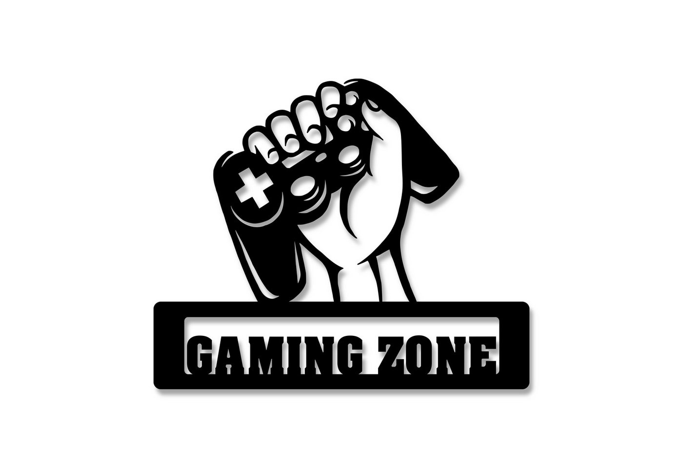 Namofactur LED Dekolicht Gaming Zone Faust - Gamer Licht Wanddeko mit RGB Farbwechsel, LED fest integriert, Farbwechsler, Wanddekoobjekt USB Wohnzimmer Leuchte mit Fernbedienung Namofactur LED Dekolicht Gaming Zone Faust - Gamer Licht Wanddeko mit RGB Farbwechsel, LED fest integriert, Farbwechsler, Wanddekoobjekt USB Wohnzimmer Leuchte mit Fernbedienung von Namofactur