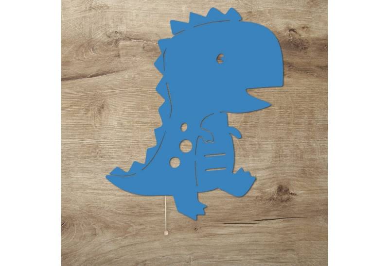 Namofactur LED Dekolicht LED Dino Kinder Baby Nachtlicht Wand Deko, Mit Zugschalter, LED fest integriert, Warmweiß von Namofactur