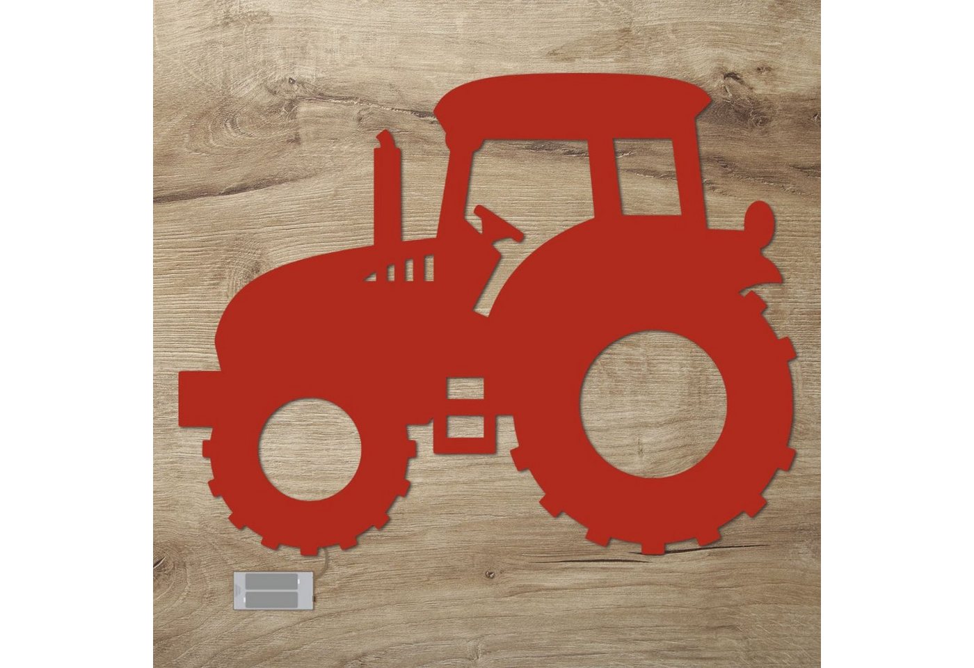 Namofactur LED Dekolicht LED Holz Traktor Deko Kinderzimmer, Ohne Zugschalter, LED fest integriert, Warmweiß Namofactur LED Dekolicht LED Holz Traktor Deko Kinderzimmer, Ohne Zugschalter, LED fest integriert, Warmweiß von Namofactur