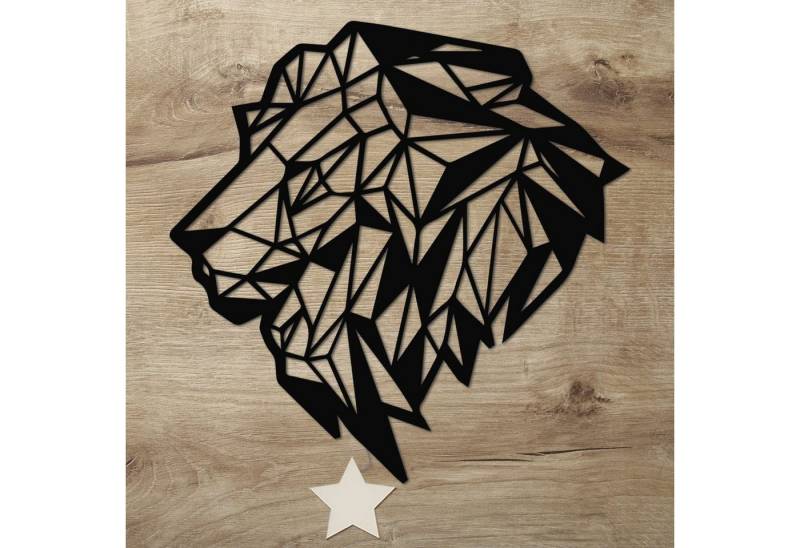 Namofactur LED Dekolicht Löwenkopf Polygon LED Deko Wandleuchte, LED fest integriert, Warmweiß Namofactur LED Dekolicht Löwenkopf Polygon LED Deko Wandleuchte, LED fest integriert, Warmweiß von Namofactur