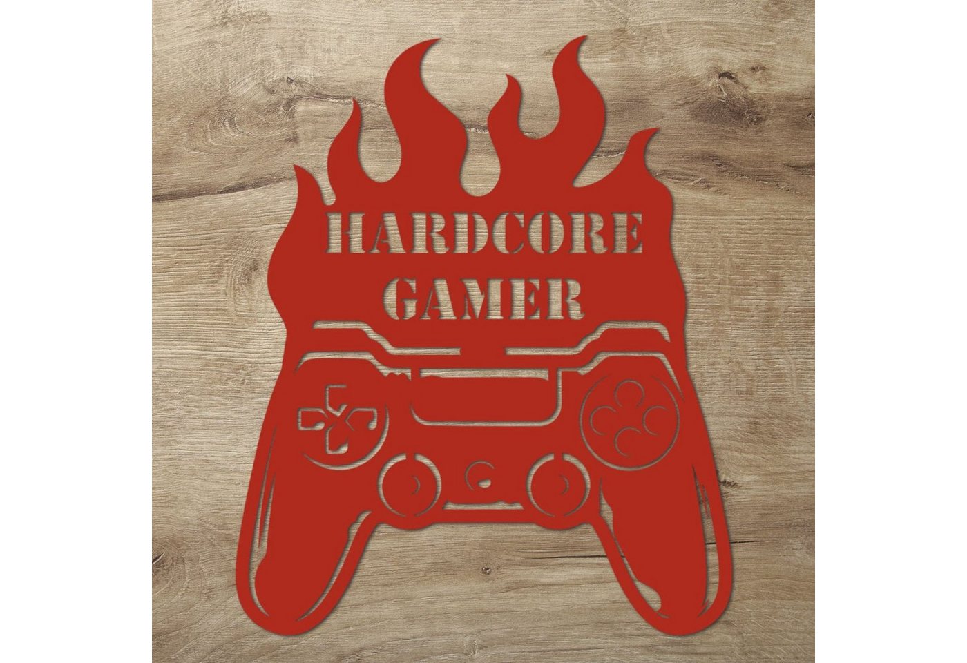 Namofactur LED Dekolicht RGB LED Hardcore Gamer Wand Zimmer Deko, LED fest integriert, RGB Farbwechsel Namofactur LED Dekolicht RGB LED Hardcore Gamer Wand Zimmer Deko, LED fest integriert, RGB Farbwechsel von Namofactur