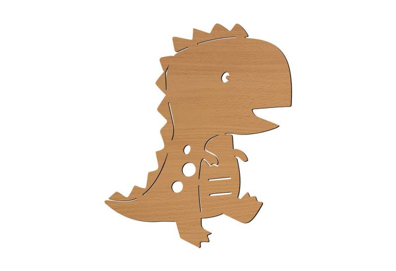 Namofactur LED Nachtlicht Dinosaurier Nachtlicht Kinder Wandlampe Kinderzimmer I MDF Holz, LED fest integriert, Warmweiß von Namofactur