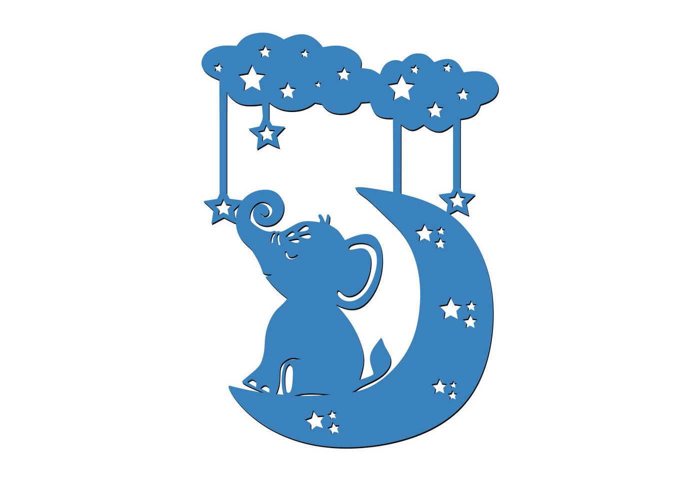 Namofactur LED Nachtlicht Elefant auf Wolke im Sternenhimmel - Schlaflicht mit Elefanten Motiv, Mit Sternabdeckung, LED fest integriert, Warmweiß, Wanddekoobjekt Kinderzimmer Leuchte batteriebetrieben Namofactur LED Nachtlicht Elefant auf Wolke im Sternenhimmel - Schlaflicht mit Elefanten Motiv, Mit Sternabdeckung, LED fest integriert, Warmweiß, Wanddekoobjekt Kinderzimmer Leuchte batteriebetrieben von Namofactur
