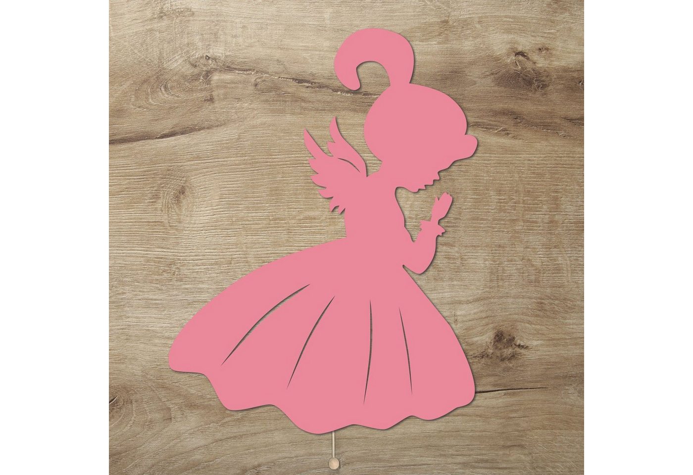 Namofactur LED Nachtlicht Schutzengel Nachtlicht Wandlampe Holz Wand Deko Lampe Kinderzimmer, Mit Zugschalter, LED fest integriert, Warmweiß Namofactur LED Nachtlicht Schutzengel Nachtlicht Wandlampe Holz Wand Deko Lampe Kinderzimmer, Mit Zugschalter, LED fest integriert, Warmweiß von Namofactur