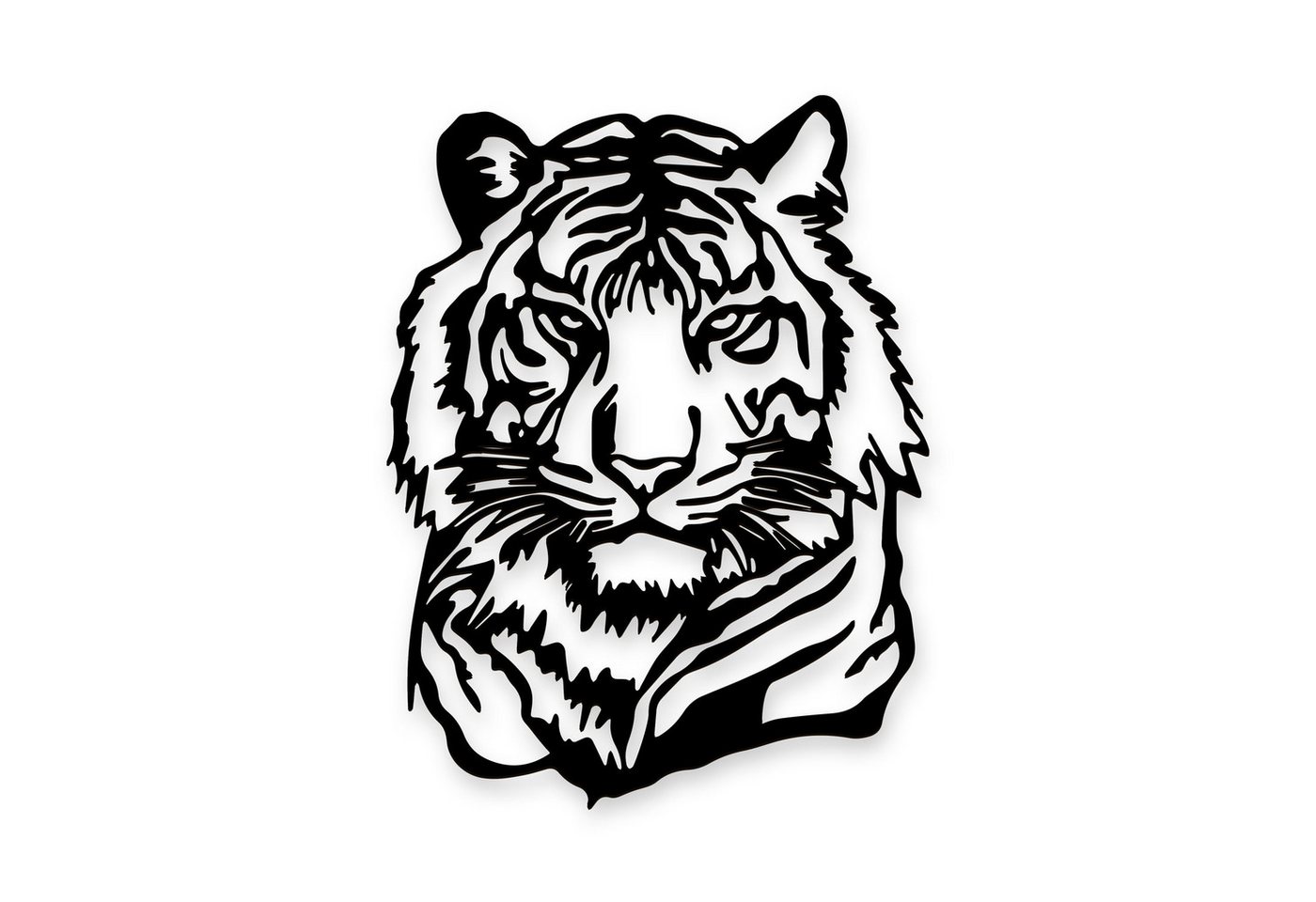 Namofactur LED Wandleuchte Tiger - Dekoobjekt aus Holz mit Tier-Motiv - Wand Deko Lampe, LED fest integriert, Warmweiß, Wanddekoobjekt Wohnzimmer Leuchte batteriebetrieben Namofactur LED Wandleuchte Tiger - Dekoobjekt aus Holz mit Tier-Motiv - Wand Deko Lampe, LED fest integriert, Warmweiß, Wanddekoobjekt Wohnzimmer Leuchte batteriebetrieben von Namofactur
