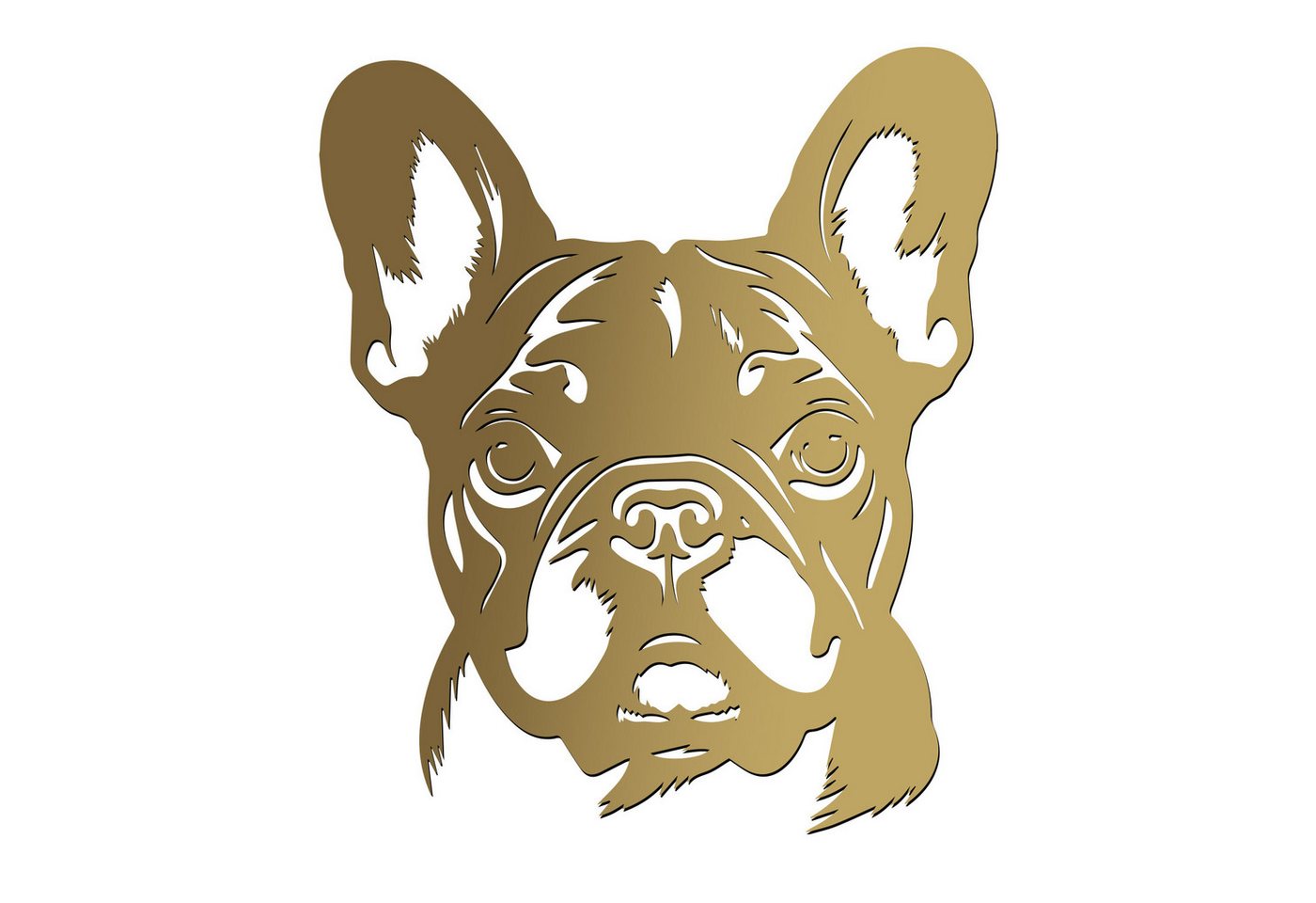 Namofactur Wandtattoo Französische Bulldogge Wandtattoo von Namofactur