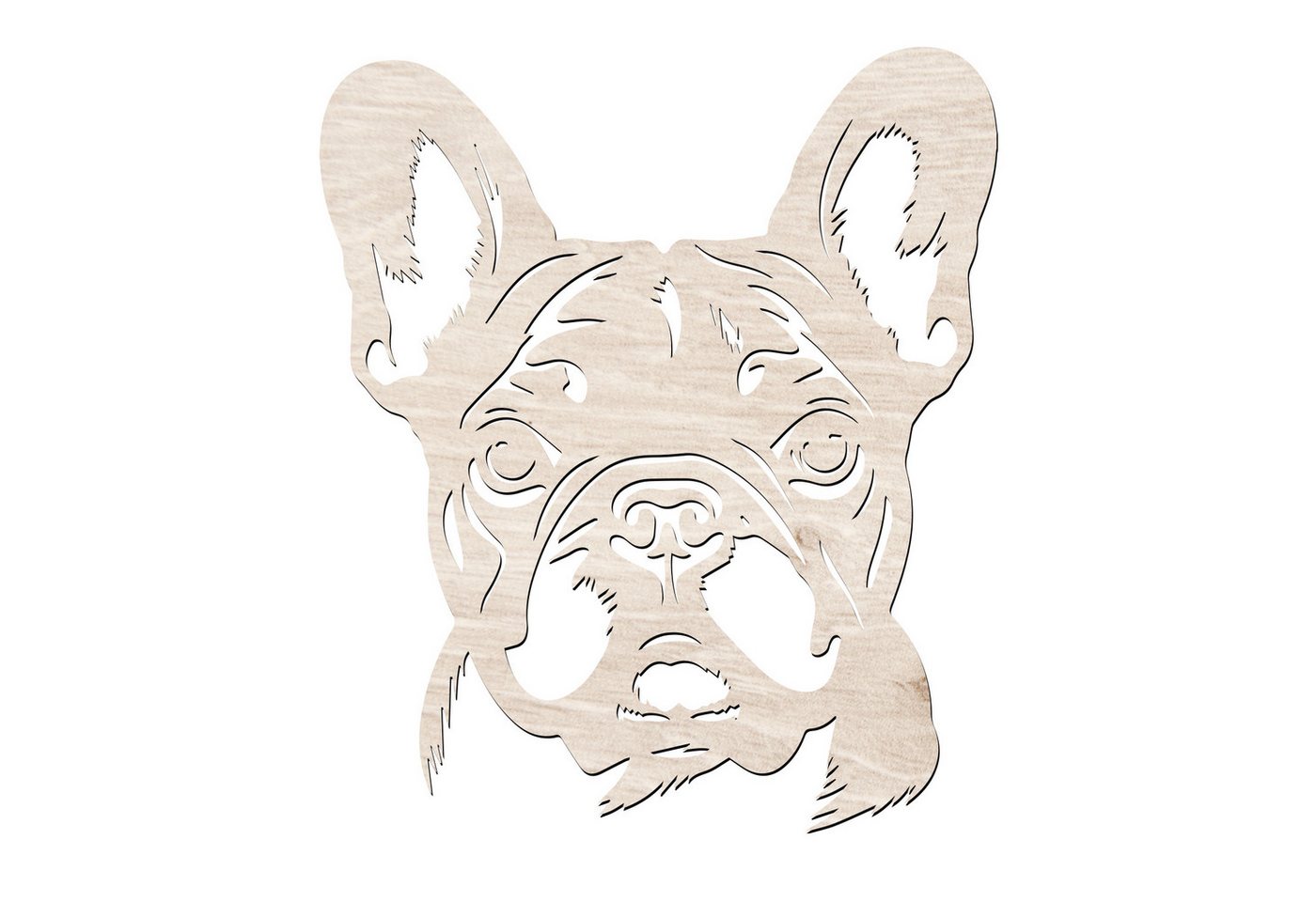 Namofactur Wandtattoo Französische Bulldogge Wandtattoo von Namofactur