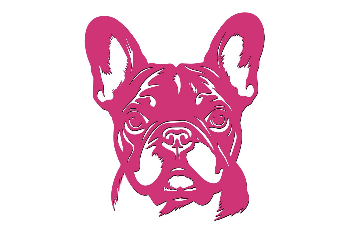 Namofactur Wandtattoo Französische Bulldogge Wandtattoo Namofactur Wandtattoo Französische Bulldogge Wandtattoo von Namofactur