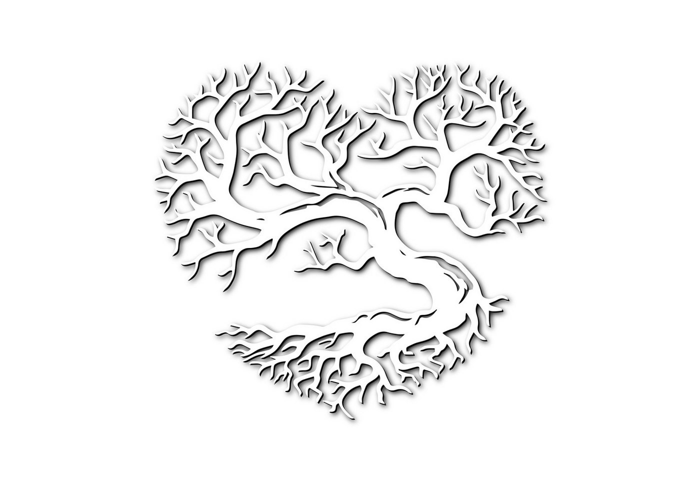 Namofactur Wandtattoo Love Baum Wandtattoo von Namofactur