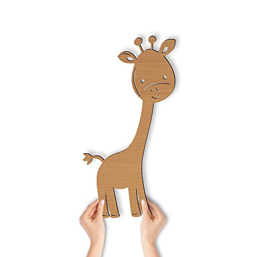 Wandlampe Giraffe I Nachtlicht Schlummerlicht Kinderzimmer Kinder Mädchen Junge I DIY Set MDF Holz Batteriebetrieb von Namofactur