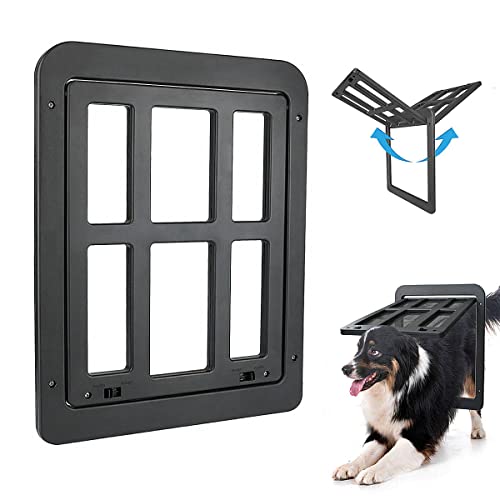 NAMSAN Hundeklappe Katzenklappe Haustierklappe Fiegengitter Magnetverschluss mit für Fliegengittertür Fenster (34cm*44cm) von Namsan