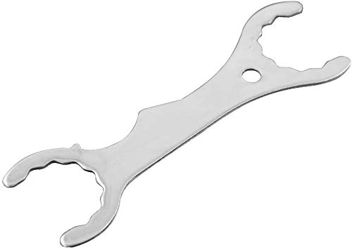 Namvo 2PCS Wasserhahnschlüssel, überlegener Werkzeug-Multifunktionsschlüsselschlüssel für Zapfhahn-Turmkupplung Mehrzweck-Wasserhahnschlüssel-Werkzeugentfernung, Edelstahl Namvo 2PCS Wasserhahnschlüssel, überlegener Werkzeug-Multifunktionsschlüsselschlüssel für Zapfhahn-Turmkupplung Mehrzweck-Wasserhahnschlüssel-Werkzeugentfernung, Edelstahl von Namvo