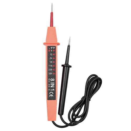 Namvo 8-in-1-Spannungsprüfer, Sondenstift, Durchgangsdetektor, Stift, Messgeräte, Tester, 6 V-380 V, Stromkreistester von Namvo