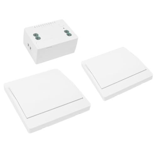 Namvo Kabelloser kinetischer Lichtschalter, Hochfrequenz-Sicherheitsschalter und 1000-W-Relais-Empfänger-Controller mit Sicherung (2-Wege-1-Schlüssel-Kit) von Namvo