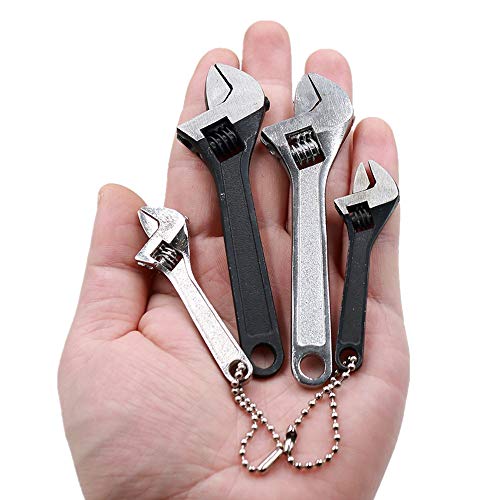 Namvo Kleiner schwarzer Schraubenschlüssel, 2,5 Zoll, 68 mm, verstellbarer Schraubenschlüssel, rutschfester Mini-Maulschlüssel für Reparatur und Wartung Namvo Kleiner schwarzer Schraubenschlüssel, 2,5 Zoll, 68 mm, verstellbarer Schraubenschlüssel, rutschfester Mini-Maulschlüssel für Reparatur und Wartung von Namvo