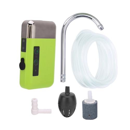 Namvo Sauerstoffpumpe, 3 Modi, ABS-Aquarium-Luftpumpe mit USB-Aufladung mit Dreifach-Filterung, Smart-Sensor, LED-Licht, 240 cm, ideal zum Angeln, für Aquarien usw Namvo Sauerstoffpumpe, 3 Modi, ABS-Aquarium-Luftpumpe mit USB-Aufladung mit Dreifach-Filterung, Smart-Sensor, LED-Licht, 240 cm, ideal zum Angeln, für Aquarien usw von Namvo