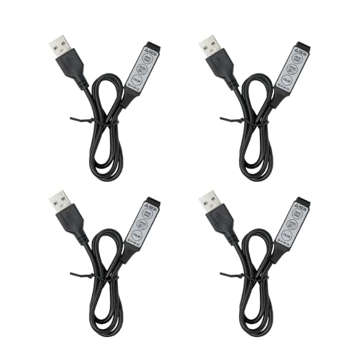 Namvo USB RGB Controller DC5V Led Dimmer Mit 3 Tasten 4 Pin Buchse 19 Dynamische Modi Namvo USB RGB Controller DC5V Led Dimmer Mit 3 Tasten 4 Pin Buchse 19 Dynamische Modi von Namvo