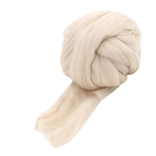 Namzi Beigefarbenes Garn, 1 Rolle zum Stricken, Häkeln, ideal für Heimdecken, Teppiche, Haustiermatten, weiches, strapazierfähiges Strickmaterial Namzi Beigefarbenes Garn, 1 Rolle zum Stricken, Häkeln, ideal für Heimdecken, Teppiche, Haustiermatten, weiches, strapazierfähiges Strickmaterial von Namzi