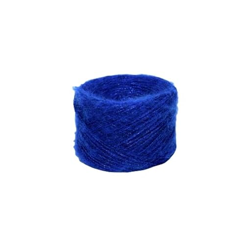 Namzi Dunkelblaue glitzernde Strickgarn-Knäuel, 100 g, 1 Stück, weiches Strickgarn zum Stricken und Häkeln, ideal für Schals, Kissenbezüge, Heimdekoration B Namzi Dunkelblaue glitzernde Strickgarn-Knäuel, 100 g, 1 Stück, weiches Strickgarn zum Stricken und Häkeln, ideal für Schals, Kissenbezüge, Heimdekoration B von Namzi