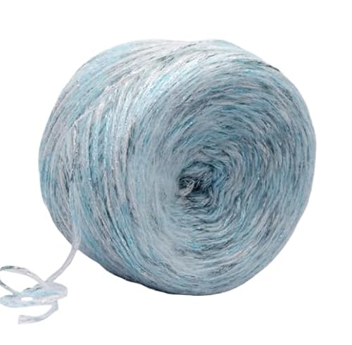 Namzi Dunkelblaue glitzernde Strickgarn-Knäuel, 200 g, 1 Stück, weiches Strickgarn zum Stricken und Häkeln, ideal für Schals, Kissenbezüge, Heimdekoration Namzi Dunkelblaue glitzernde Strickgarn-Knäuel, 200 g, 1 Stück, weiches Strickgarn zum Stricken und Häkeln, ideal für Schals, Kissenbezüge, Heimdekoration von Namzi