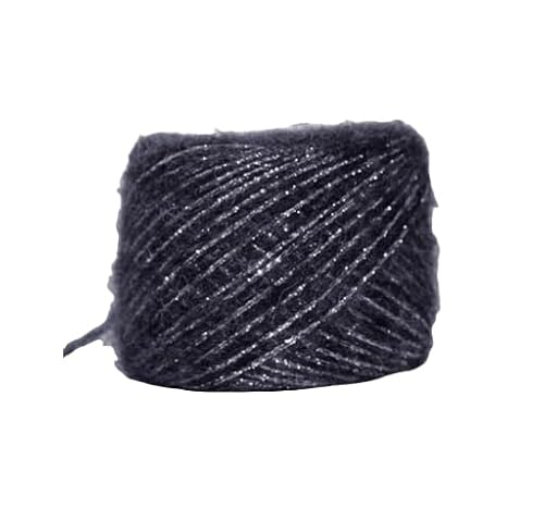 Namzi Dunkelgraues, glitzerndes Strickgarn, 200 g, 1 Stück, weiches Strickgarn zum Stricken und Häkeln, ideal für Schals, Kissenbezüge, Heimdekoration Namzi Dunkelgraues, glitzerndes Strickgarn, 200 g, 1 Stück, weiches Strickgarn zum Stricken und Häkeln, ideal für Schals, Kissenbezüge, Heimdekoration von Namzi