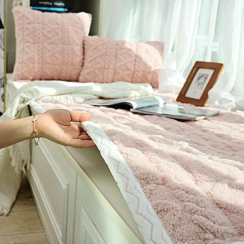 Namzi - Einfarbiger Plüschteppich, dekorativer Plüschteppich, rutschfest, geeignet für Schlafzimmer und Innenbereich, Pfirsichfarben, 80 x 210 cm Namzi - Einfarbiger Plüschteppich, dekorativer Plüschteppich, rutschfest, geeignet für Schlafzimmer und Innenbereich, Pfirsichfarben, 80 x 210 cm von Namzi