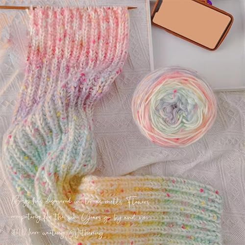 Namzi Garnknäuel, Acryl-Dacron-Mischung, Farbverlaufsgarn zum Stricken, Häkeln, Basteln, DIY-Geschenke, Premium-Qualität (A127), 1 Rolle von Namzi
