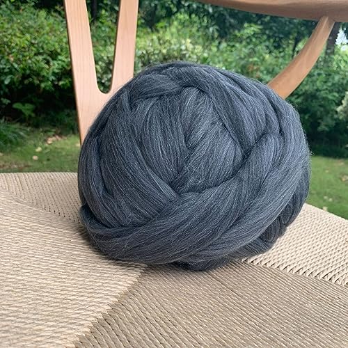 Namzi Garnknäuel, dunkelgraues Wollgarn zum Stricken Häkeln, 1 Stück Bastelgarn für DIY-Projekte Namzi Garnknäuel, dunkelgraues Wollgarn zum Stricken Häkeln, 1 Stück Bastelgarn für DIY-Projekte von Namzi