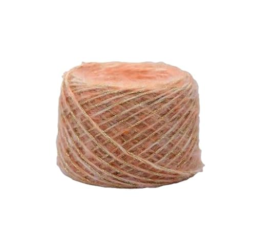 Namzi Gelbe glitzernde Strickgarn-Knäuel, 50 g, 1 Stück, weiches Strickgarn zum Stricken und Häkeln, ideal für Schals, Kissenbezüge, Heimdekoration Namzi Gelbe glitzernde Strickgarn-Knäuel, 50 g, 1 Stück, weiches Strickgarn zum Stricken und Häkeln, ideal für Schals, Kissenbezüge, Heimdekoration von Namzi