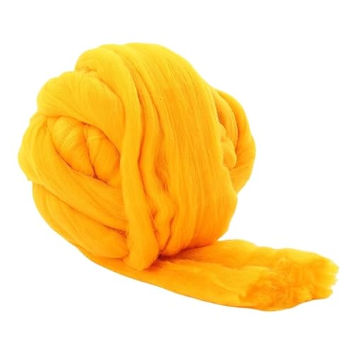 Namzi Gelbes Garn, 1 Rolle zum Stricken, Häkeln, ideal für Heimdecken, Teppiche, Haustiermatten, weiches, strapazierfähiges Strickmaterial Namzi Gelbes Garn, 1 Rolle zum Stricken, Häkeln, ideal für Heimdecken, Teppiche, Haustiermatten, weiches, strapazierfähiges Strickmaterial von Namzi