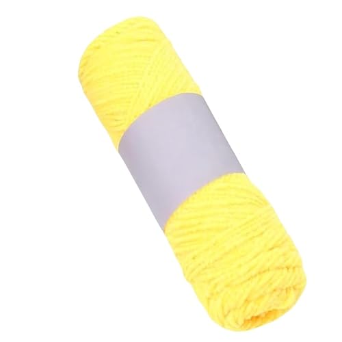 Namzi Gelbes Garn, 300 g, zum Stricken, Häkeln, ideal für Heimdecken, Teppiche, Haustiermatten, glatt, praktisch von Namzi