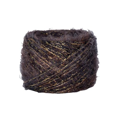 Namzi Glitzernde Strickgarn-Knäuel, 200 g, 1 Stück, weiches Strickgarn zum Stricken und Häkeln, ideal für Schals, Kissenbezüge, Heimdekoration Namzi Glitzernde Strickgarn-Knäuel, 200 g, 1 Stück, weiches Strickgarn zum Stricken und Häkeln, ideal für Schals, Kissenbezüge, Heimdekoration von Namzi