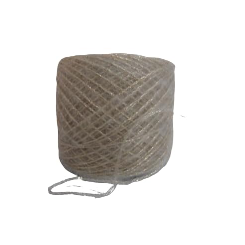 Namzi Glitzernde Strickgarn-Knäuel, Aprikosenfarben, 50 g, 1 Stück, weiches Strickgarn zum Stricken und Häkeln, ideal für Schals, Kissenbezüge, Heimdekoration von Namzi