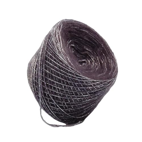 Namzi Goldgraue, glitzernde Strickgarn-Knäuel, 100 g, 1 Stück, weiches Strickgarn zum Stricken und Häkeln, ideal für Schals, Kissenbezüge, Heimdekoration Namzi Goldgraue, glitzernde Strickgarn-Knäuel, 100 g, 1 Stück, weiches Strickgarn zum Stricken und Häkeln, ideal für Schals, Kissenbezüge, Heimdekoration von Namzi