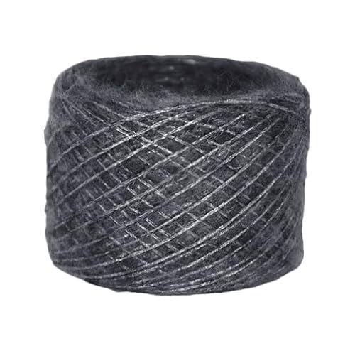 Namzi Graue, glitzernde Strickgarn-Knäuel, 100 g, 1 Stück, weiches Strickgarn zum Stricken und Häkeln, ideal für Schals, Kissenbezüge, Heimdekoration Namzi Graue, glitzernde Strickgarn-Knäuel, 100 g, 1 Stück, weiches Strickgarn zum Stricken und Häkeln, ideal für Schals, Kissenbezüge, Heimdekoration von Namzi